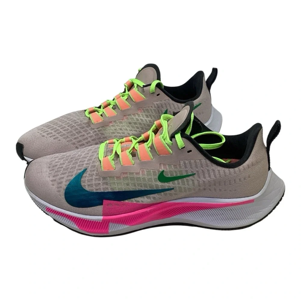 Nike Womens Air Zoom Pegasus 37 CQ9977-600 Pink Running Shoes Sneakers Size 8.5
